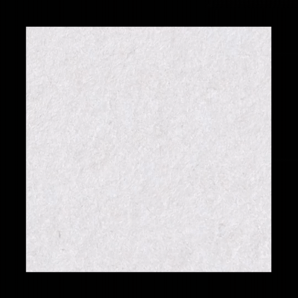 Digital paper texture - A brush draws a soft feathery torn edge around a plain white square sheet of paper with a slightly textured surface. Centred on a solid black background.